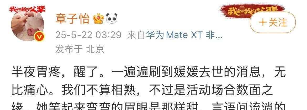 朱媛媛去世没几天，辛柏青却被人挑毛病，让我想起了孙俪的一句话